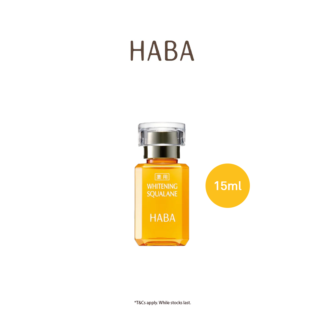 [HABA x Ginger Keong] HABA WHITENING SQUALANE (15mL/30mL)