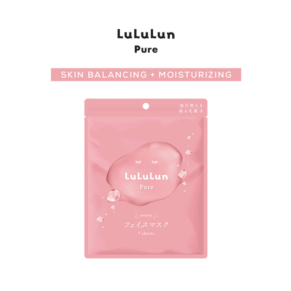 Lululun Pure Pink Everys Daily Face Mask (7 sheets / 32 sheets)