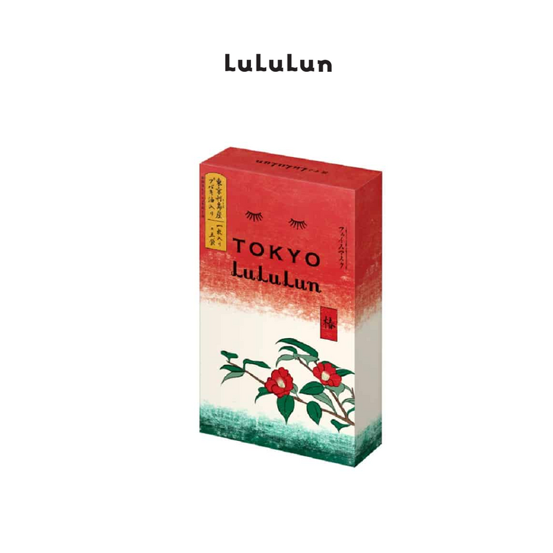 Lululun Face Mask Tokyo Camellia (1 sheet x 5 packs)