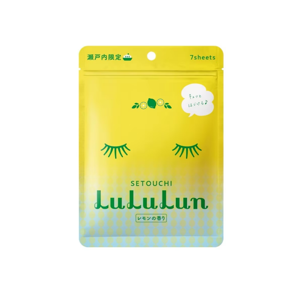 Lululun Face Mask Setouchi Lemon (7 sheets x 5 bags)