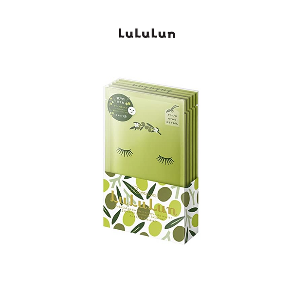 LuLuLun Premium Face Mask Olive (1sheet x 5 packs)