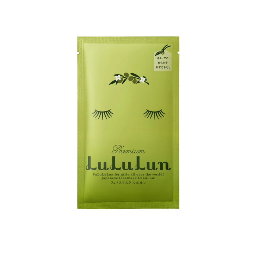 LuLuLun Premium Face Mask Olive (1sheet x 5 packs) *Exp: 06/2025