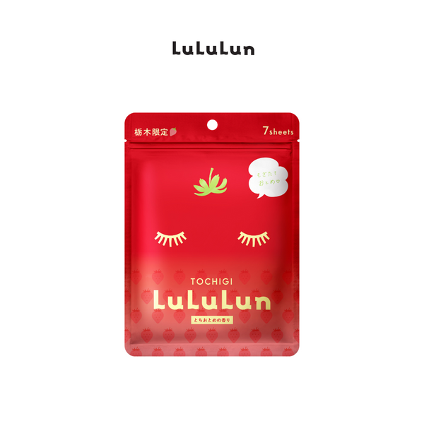 Lululun Face Mask Tochiotome Strawberry (7 sheets x 5 bags)