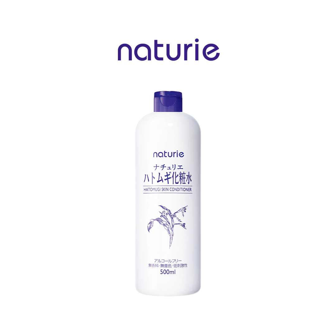 NATURIE Hatomugi Skin Conditioner Lotion (500ml) (Non-alcohol)
