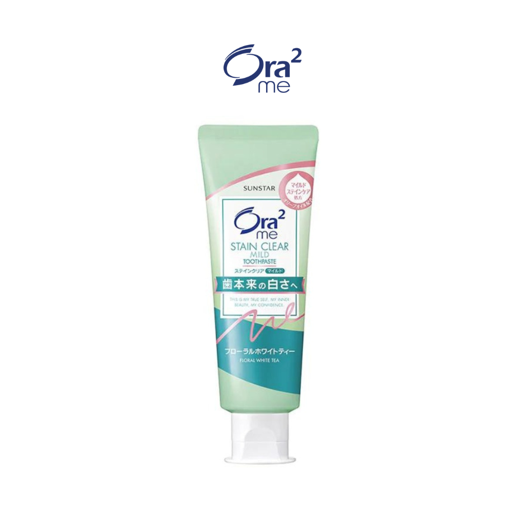 ORA2 ME Mild Stain Clear Toothpaste - Floral White Tea 125g