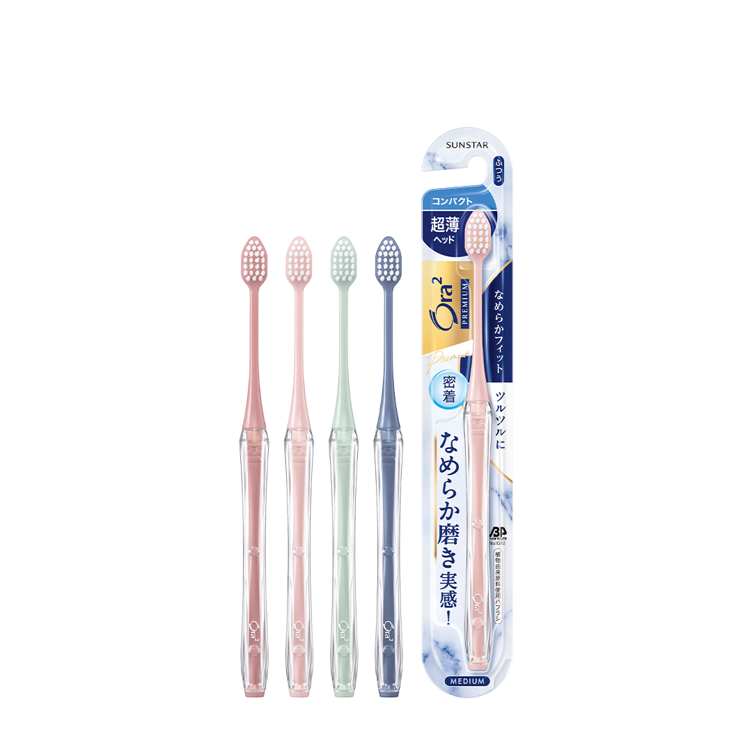 Ora2 Premium Smooth Fit Toothbrush Compact [Soft / Medium]