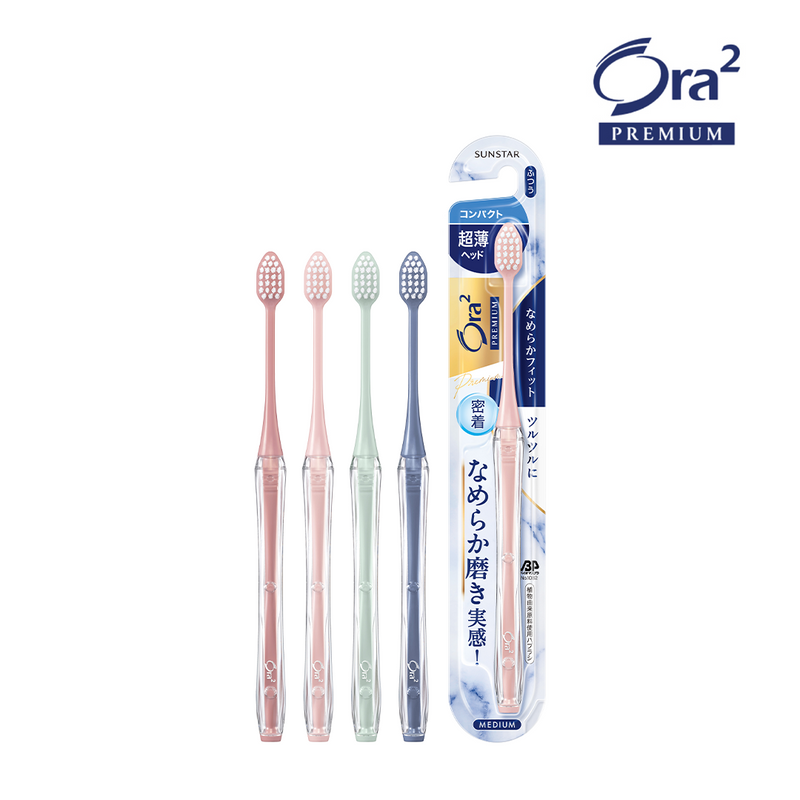 Ora2 Premium Smooth Fit Toothbrush Compact [Soft / Medium]