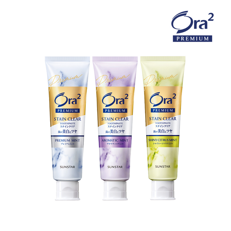 ORA2 Premium Stain Clear Toothpaste 100g (3 flavours)