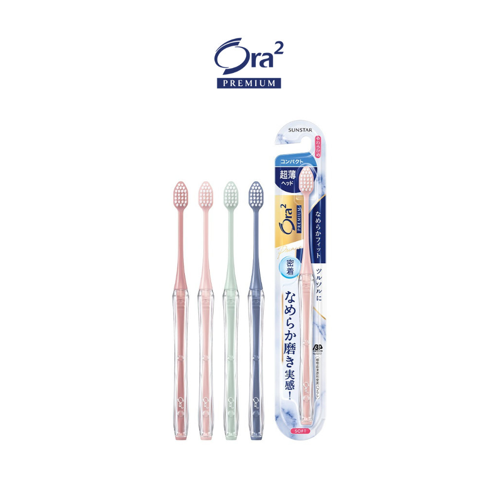 Ora2 Premium Smooth Fit Toothbrush Compact [Soft / Medium]