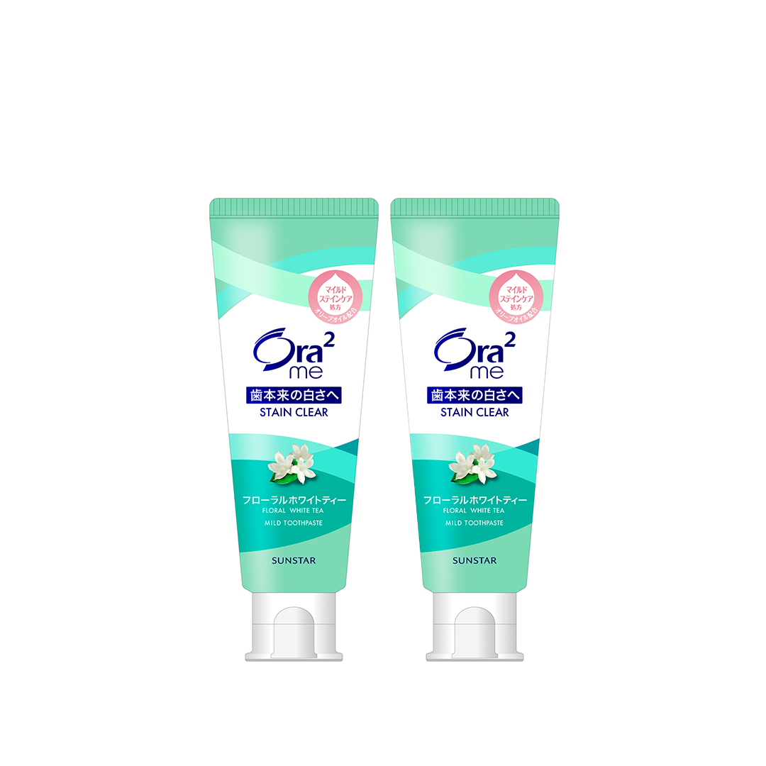 [Twin Pack] Ora2 me Stain Clear Toothpaste