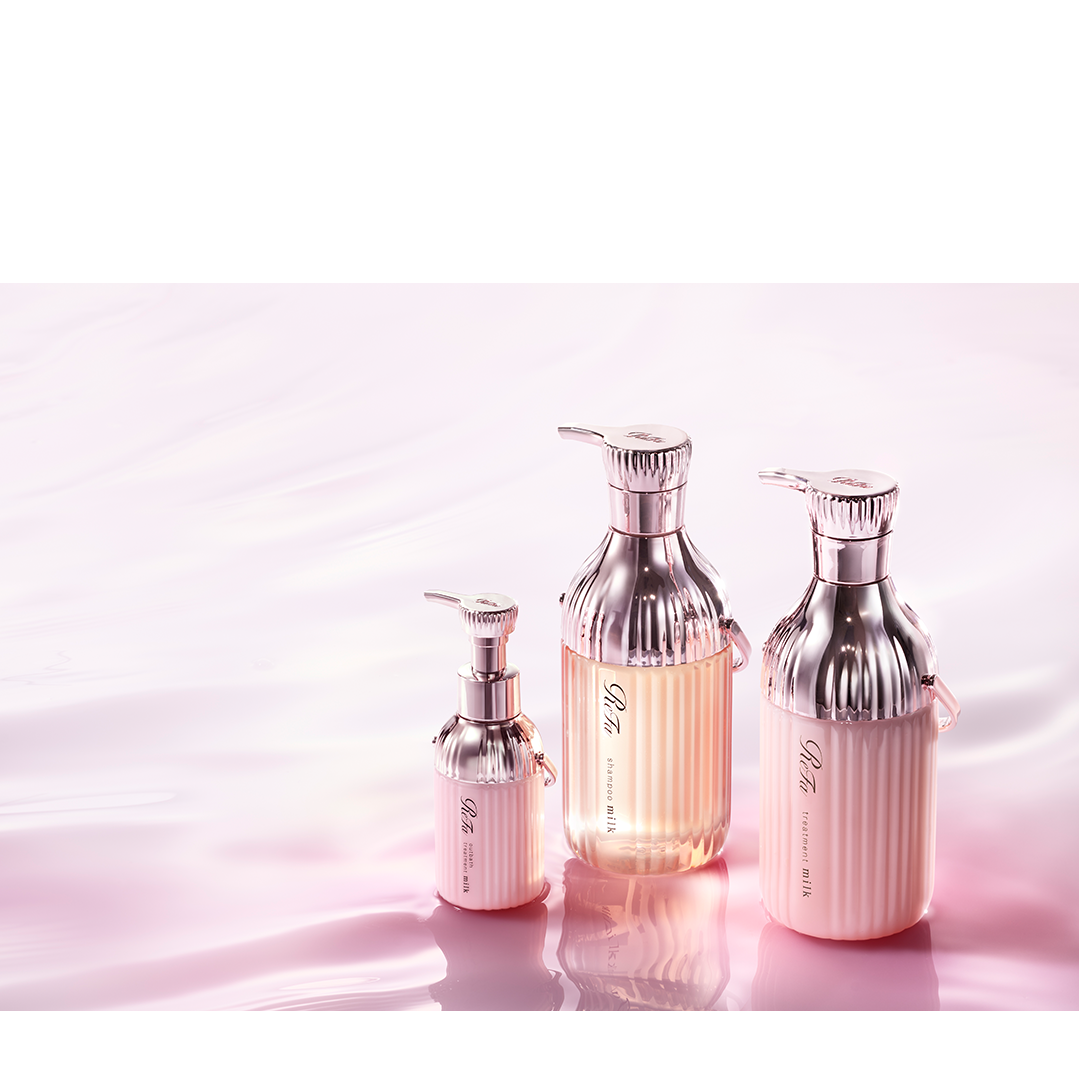 ReFa Milk Protein Shampoo (500ml) - White/Pink