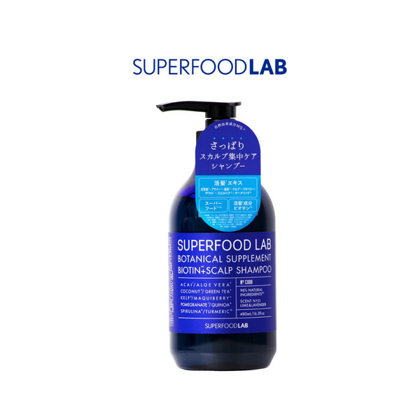 SUPERFOOD LAB Biotin + Scalp Shampoo (480g)