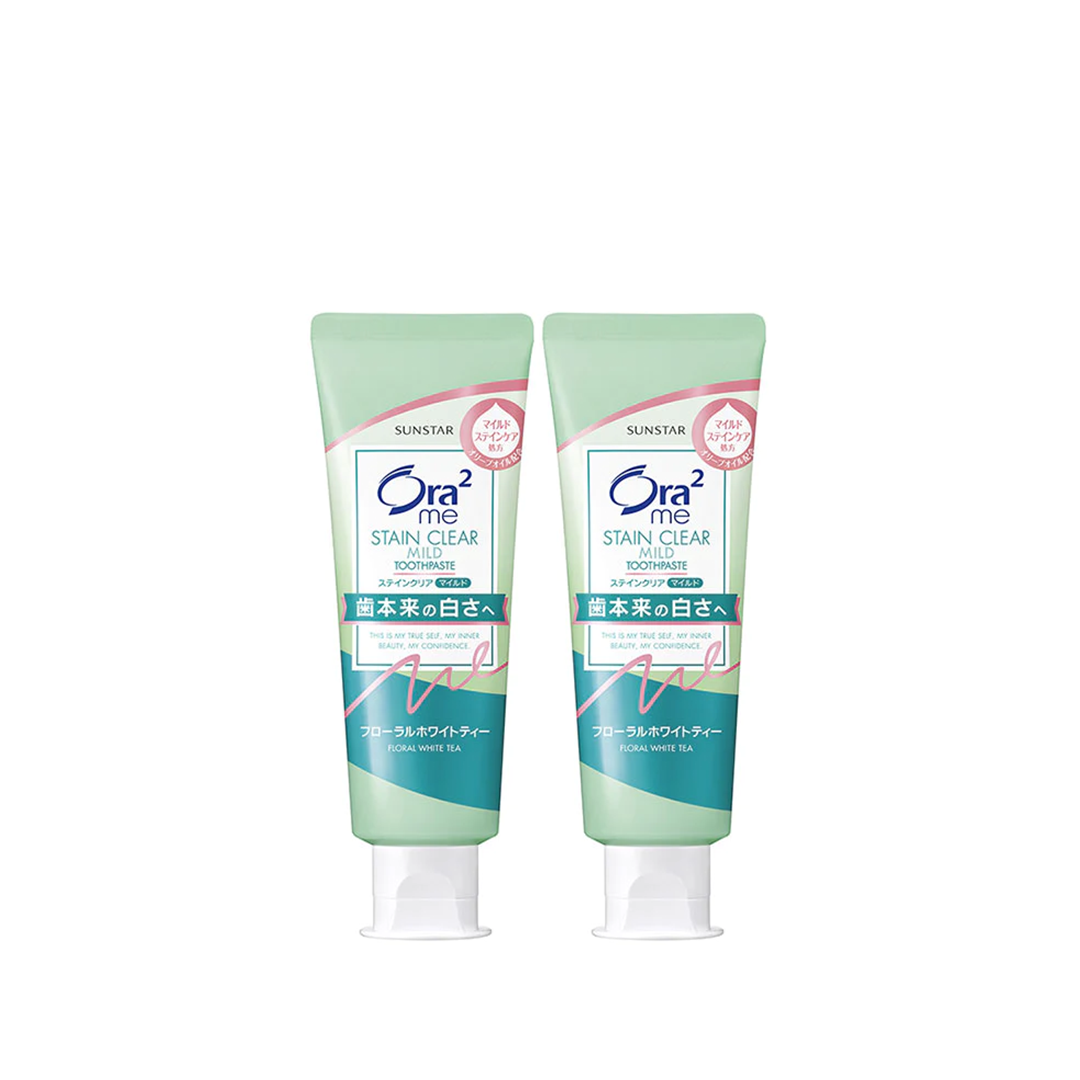 [Twin Pack] Ora2 me Stain Clear Toothpaste