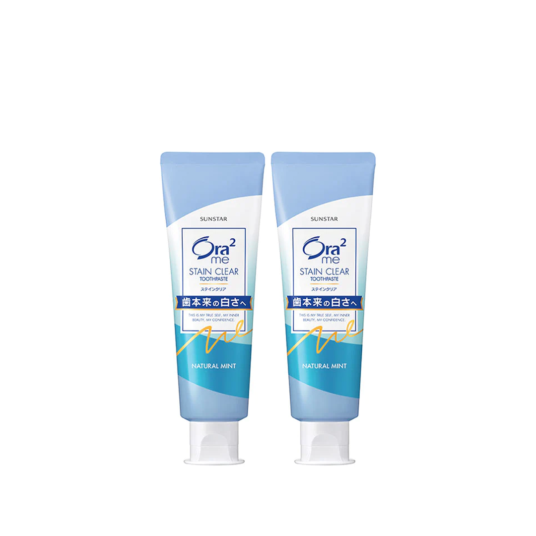 [Twin Pack] Ora2 me Stain Clear Toothpaste