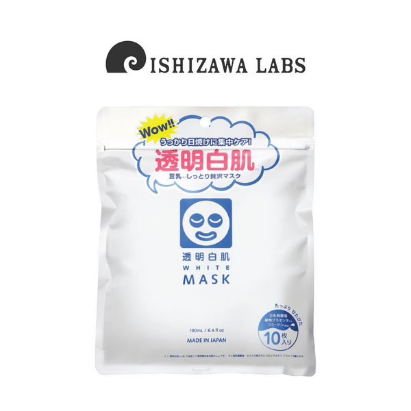 TOUMEI SHIROHADA Transparent White Mask 10'S