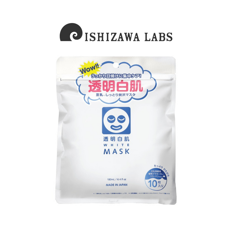 TOUMEI SHIROHADA Transparent White Mask 10'S