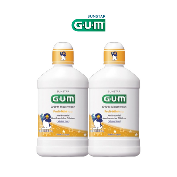 [TWIN PACK] GUM Child Mouthwash Fruity Mint (250ml)