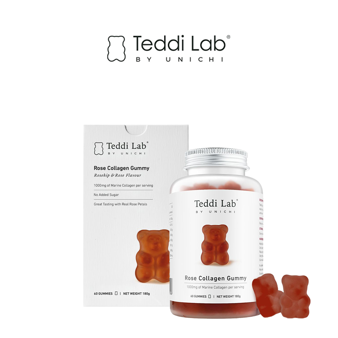 [Indonesia Halal Certified] Teddi Lab Rose Collagen Gummy