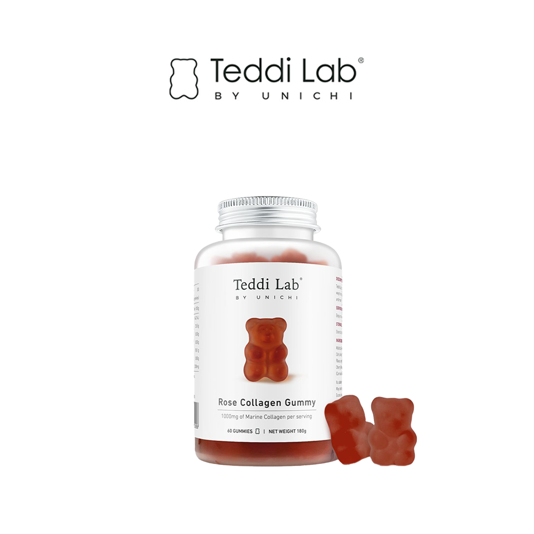[Indonesia Halal Certified] Teddi Lab Rose Collagen Gummy