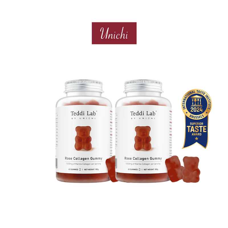 Unichi Teddi Lab Rose Collagen Gummy