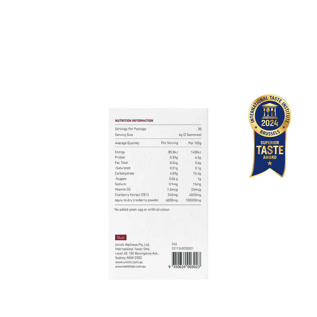 Unichi Teddi Lab Cranberry Gummy (180g)