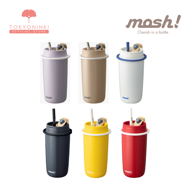 MOSH! Latte Tumbler with Straw (480ml)