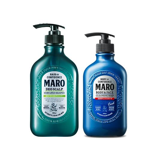 [BUNDLE] MARO HAIR SHAMPOO + MARO BODY & FACE CLEANSING SOAP - Tokyoninki