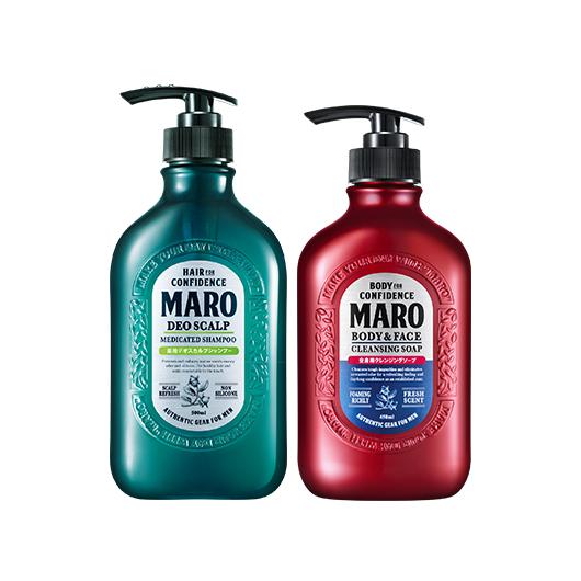 [BUNDLE] MARO HAIR SHAMPOO + MARO BODY & FACE CLEANSING SOAP - Tokyoninki