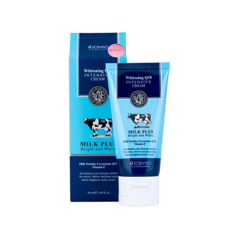 PRODUCT IMAGE OF SCENTIO MILK PLUS WHITENING Q10 INTENSIVE CREAM (50ML) 