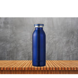 MOSH! Stainless Steel Milk Bottle Navy (450ml)