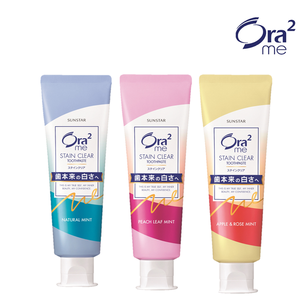 ORA2 ME Stain Clear Toothpaste 140g (3 Flavours)  *Product Expiry Date at Product Description