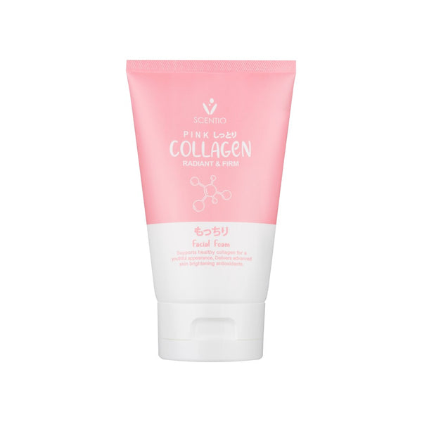 SCENTIO Pink Collagen Radiant & Firm Facial Foam (100ml) *Exp 01/2026