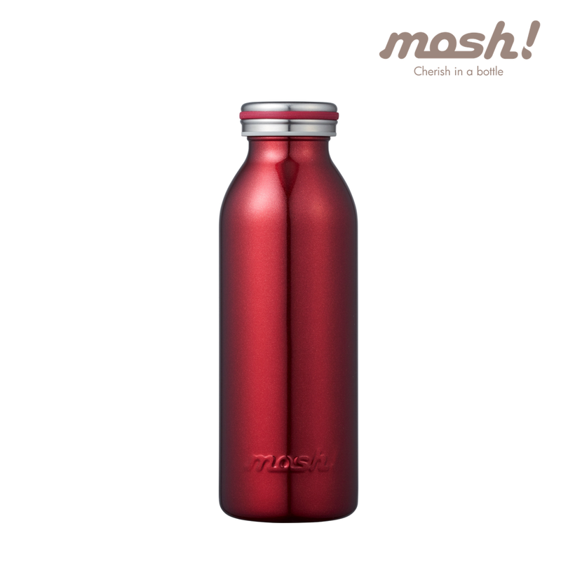 MOSH! Stainless Steel Milk Bottle Lightweight (450ml)